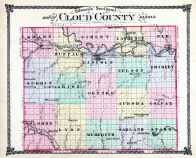 Cloud County 1885 Kansas Historical Atlas